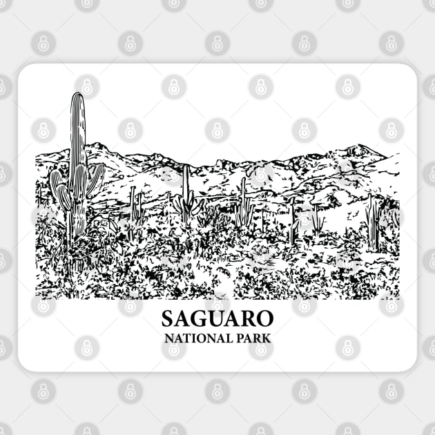 Saguaro National Park Magnet by Lakeric